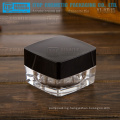 YJ-KD Series 15g 30g 50g octagonal square cosmetic acrylic jar